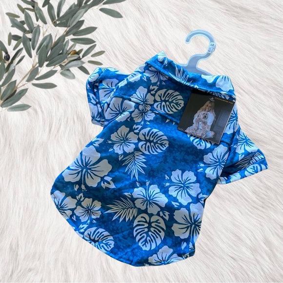 Jessica Simpson Hawaiian Aloha Dog Shirt - Picture 1 of 6